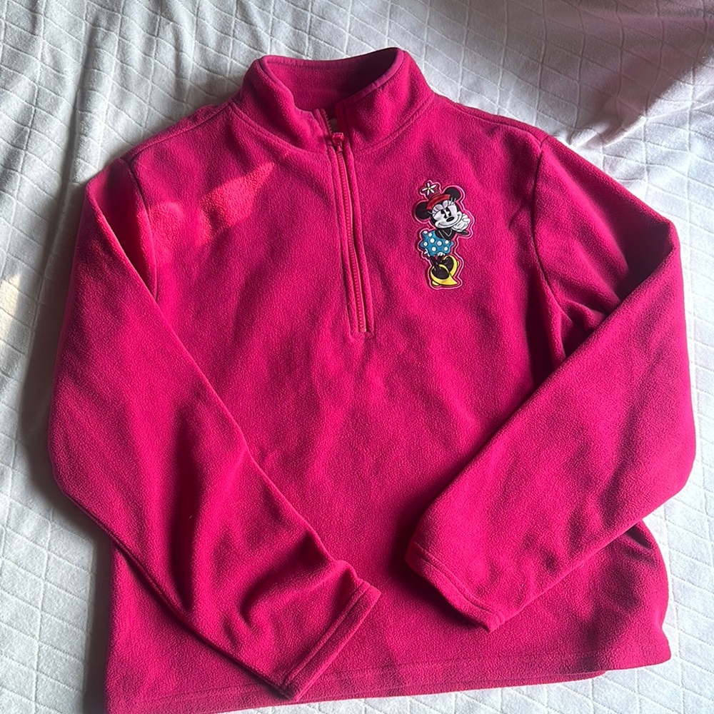 Minnie Mouse quarter zip pullover